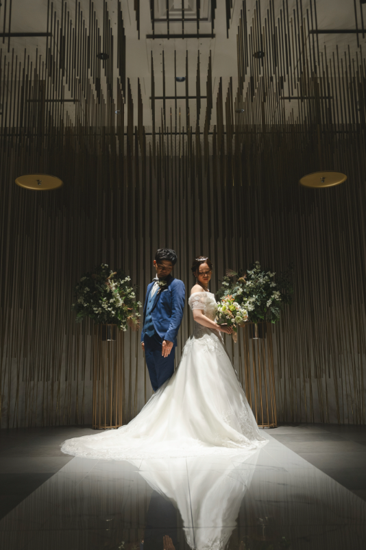 ウェディングも家族とわんこと♪